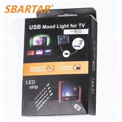 China 5V TV Backlight RGB Strip Light Kit Background Lighting House Decoration Retail Residential USB Port 5050SMD for sale