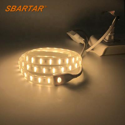 China CB Residential CE 230V LED Strip Light 120LEDs IP65 Flexible Strip 50M for sale