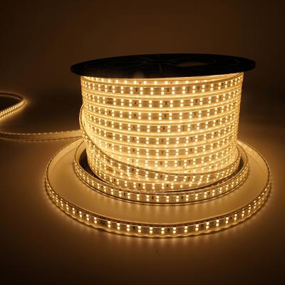 China Residential 230V Flexible LED Strip Double 2835 120LEDs Array Dimmable Flash Free 50M for sale