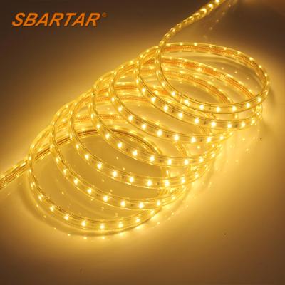 China Residential smd 2835 single color sideview 60leds/m flexible led strip 110V/220V for cove lighting for sale