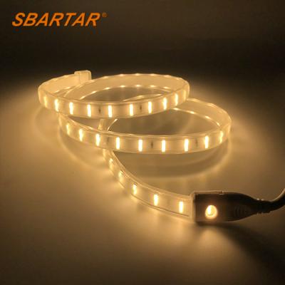 China SBARTAR Desktop CB 220V LED Strip 11W 1100lm 180leds 50M Warm White for Home Decoration in Middle East, Saudi Arabia for sale