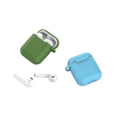 China New Style Lower Price Color Eco-friendly Shockproof Liquid Silicone Pure Wireless Earphone Protective Case Sustainable for sale