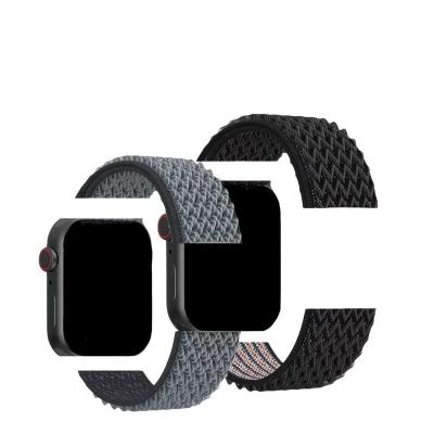 China Hot Selling Amazon Replcement Watch Band Elastic Band Compatible With Apple Watch Bands 38mm 41mm 40mm 42mm 44mm 45mm for sale