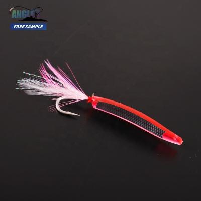 China Angler 1.5g/0.05oz 8pcs/1 Box Bow Angle Lure Swimming Blanks Vivid Fish Action Fishing Lures Hard Plastic Fishing Lure for sale