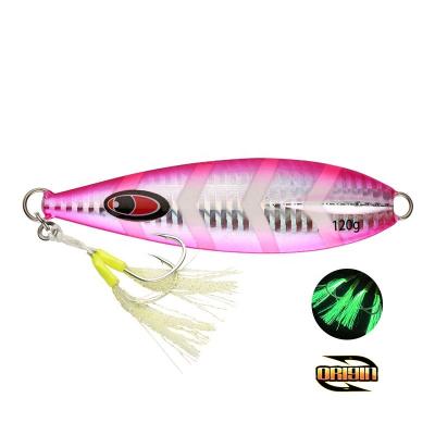 China Vivid Fish Action Angler 120g Swimming Topwater Fish Eye Lure Saltwater Lead Lure Building Rattle Fishing Lures Offshore for sale