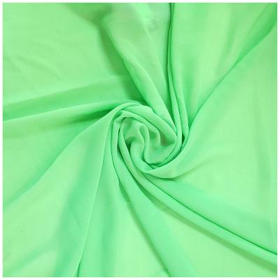 China 75D 2400TPM Anti-Static Chiffon Customized Fabric For Women Dress Skirt for sale