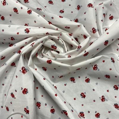 China Waterproof Customized Floral Taffeta Paper Printing 300T 50D*50D Fabric for sale