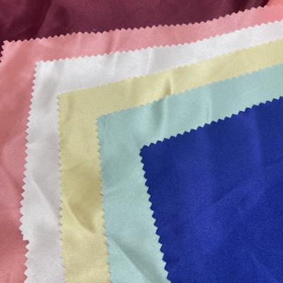 China 50D Waterproof Customized Satin TPM Twist FD Full Dull Fabric For Dress And Skirt for sale