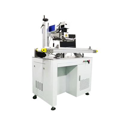 China Hot Selling VISION SYSTEM Vision Locating Laser Marking Machine For Curve Surface for sale