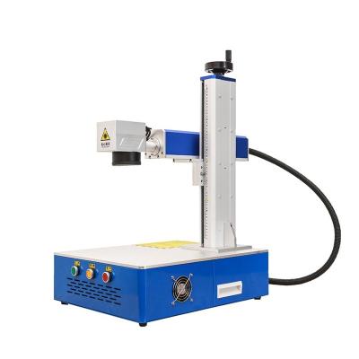 China Portable 50W Portable Laser Machine iPhone EM-Smart Mini Fiber Laser Marking Machine JPT Fiber for sale