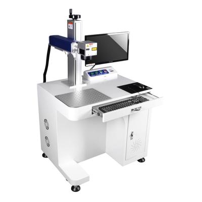 China Portable Deep Marking Desktop 40w 60w 80w Galvo CO2 Laser Marking Machine For Bamboo for sale