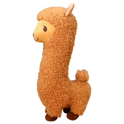 China Eco-friendly Material Customizable Plush Toys Alpaca Doll Big Birthday Gift Girl Sleeping Pillow Plush Toy for sale