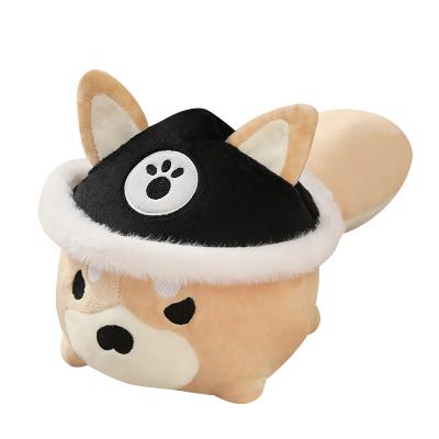 China Eco-Friendly Plush Toy Dog Firewood Lovely Firewood Dog Soft Filling Animal Pillow Doll for sale