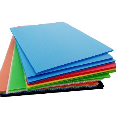 China PP Wholesale Waterproof Polypropylene Plastic Partition Recycled Corrugated PP Material Hollow Board for sale