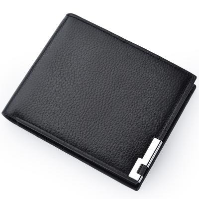 China High Quality Men's Wallets Short Business Note Clip Waterproof Professional Customization for sale