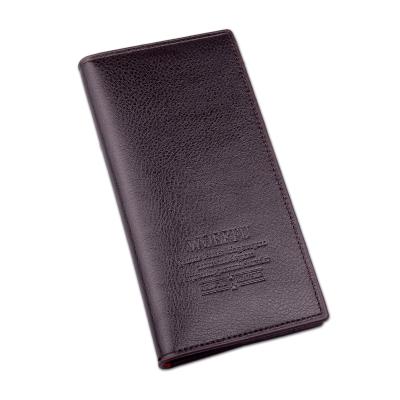 China Fashion Waterproof Wholesale Custom High Quality Business Card Holders Soft Leather Men's Wallets Long for sale