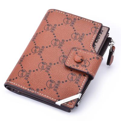 China Waterproof Chinese factory directly sell excellent quality short purse men's wallet custom made leather men's purse for sale