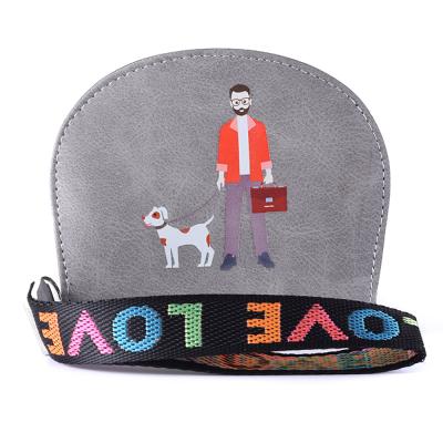 China 2022 New Retro Cartoon Anti-theft Men's Short Wallet Printed Zipper Credit Card Holder With Organ Wallet for sale