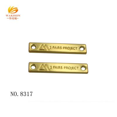 China 2021 new viable metal garment accessories metal tags for clothes for sale