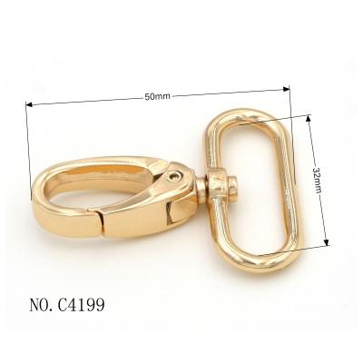 China High quality anti-corrosion metal swivel snap hook for handbag, dog leash snap hook for sale