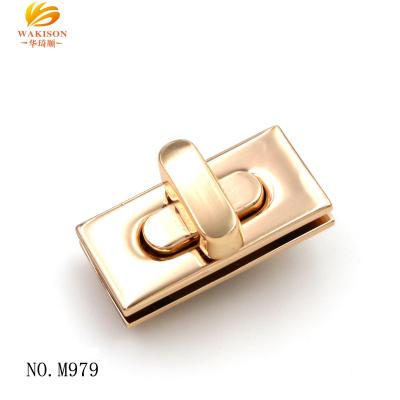 China Eco - Friendly / Durable Wakison Fashion Metal Turn Lock Bag Closure In Guangzhou for sale