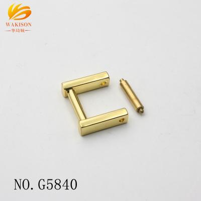 China Bag Gold Roll Removable Square Hanging Flat D Clips For Handbags for sale