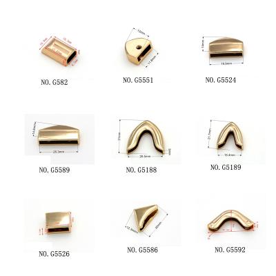 China V-shaped ends of bag metal strap corners for sale