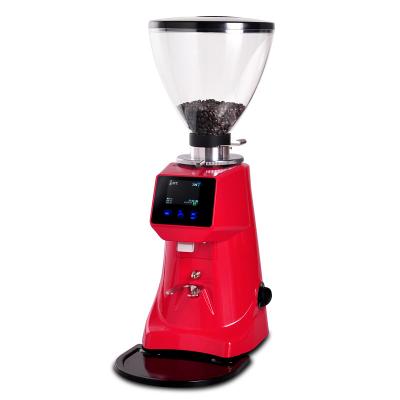 China 64mm Flat Burr Electric Commercial Turkish Coffee Grinder Aluminum Alloy Material for sale