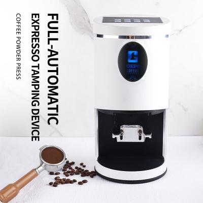 China Abmessungen L*W*H / NW 17*17*35cm / 5kg Professionelle 58mm automatische Kaffeepulverpresse zu verkaufen