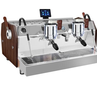 China Máquina de café eléctrica de café con doble cabeza comercial - Capacidad de dos calderas 11L 2L 2L en venta