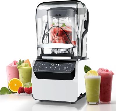 China Professionele apparatuur van de koffiewinkel Krachtige smoothie blender met geluidsdichte hoes Te koop