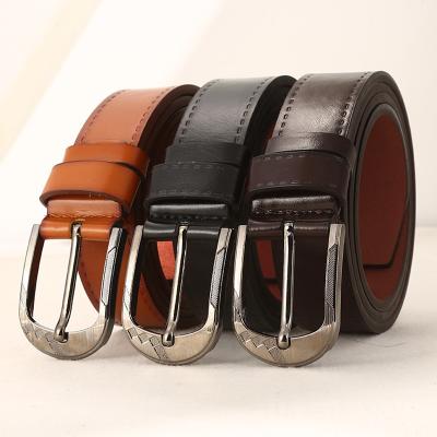 China Fashion.Casual Alloy Pin Buckle Belt Business And Leisure Style High Quality PU Leather Belt for sale