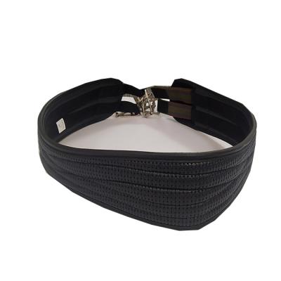 China Horse Riding Accessories Perimeter Leather Elastic Bands And Perimeter Roller Stainless Steel Buckle for sale