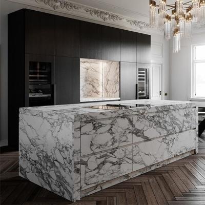 China Modern Designs 3D Environmentally Friendly Free Design Customized Italian Flat Panel Kitchen for sale