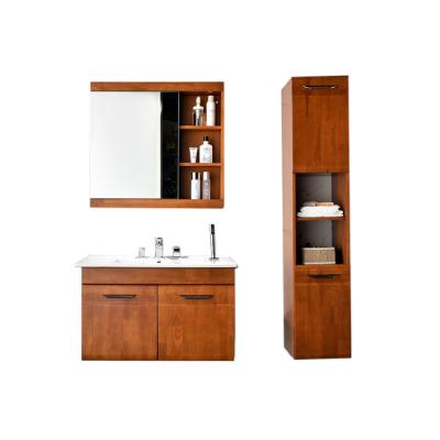 China Guangdong Style Environmental Friendly Simple Modern Bathroom Furniture Guangdong Double Vanity for sale