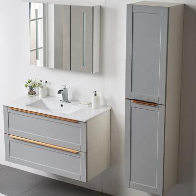 China Environmental Friendly New Designs Modern Simple Small Sink Bathroom Vanity for sale