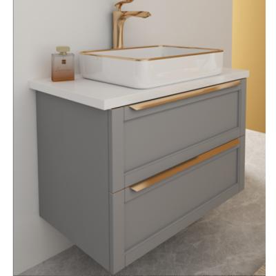 China Foshan Environmental Friendly Supplier Plug & Play MDF Design Modern Luxury Bathroom Vanity Cabinets for sale