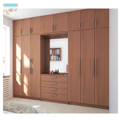 China (Size) Adjustable European standard modern solid wood wardrobe for sale