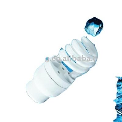 China Half PBT GU10 Spiral Energy Saving Light Bulb for sale