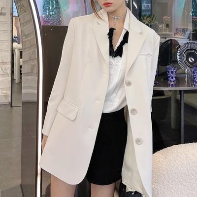 China Anti-wrinkle Anfeiouna Ladies Summer Jackets Knitted Jacket Women Formal Blazer Suits for sale