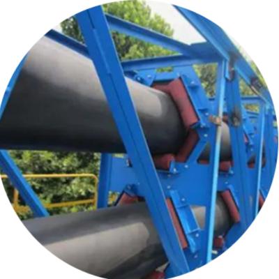 China Highly Durable Conveyor Belting Rubber Steel Cord Pipe Conveyor Belt for sale