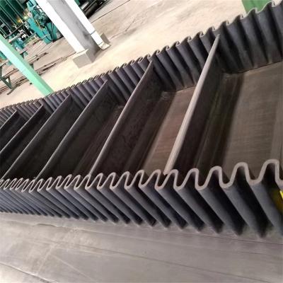 China Perfect Heavy Industry Rubber Steel Cord Corrugated Sidewall Conveyor Belt for sale