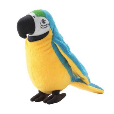 China Custom Stuffed Toy Cute Plush Parrot Toys Stuffed Animals Bird Fly Promotional Or Gift Stuffed OEM All Types for sale