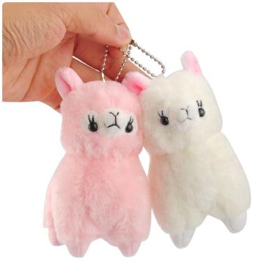 China Custom Alpaca Camel Plush Toy Promotional Or Gift Key Chain for sale