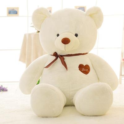 China Tall 150cm Handmade White Teddy Eyes Graduation Bear Couples Cute Souvenir Or Gift Cute Souvenir With Heart for sale