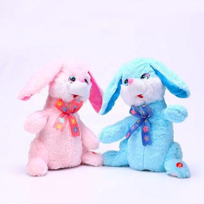 China Promotional or Gift Wholesale Bunny Baby Pet Toy Rabbit Custom Stuffed Musical Dancing Plush 100% PP Stuffing or Customized 5 to 7 Years Old All Types for sale