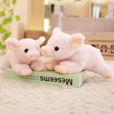 China Promotional Or Gift 30cm Realistic Pig Stuffed Animals Hog Boar Soft Toy for sale