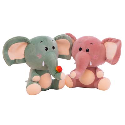 China Plush Toy Baby Soft Stuffed Pillow Promotional Or Gift Little Elephant CUSTOM for sale