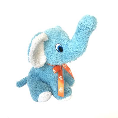 China Promotional or Gift Blue/Purple/Pink/Yellow/Green Elephant Doll Plush Soft Stuffed Toy for sale