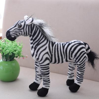 China Custom Plush Animal Stuffed Plush Horse Zebra Toy 	Plush Horse Toy ShineHope or OEM for sale